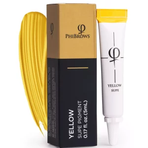 Phibrows Yellow SUPE Pigment 5ml