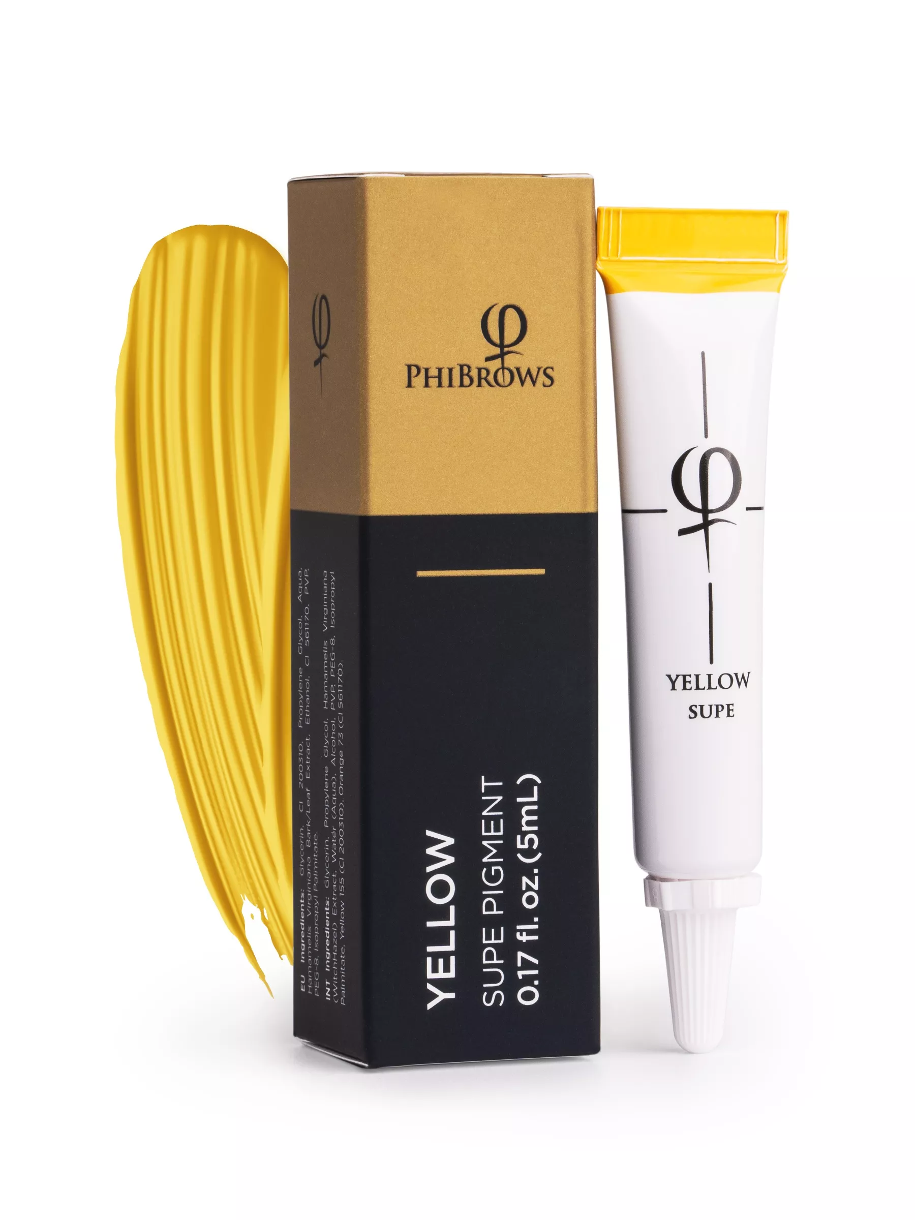 Phibrows Yellow SUPE Pigment 5ml