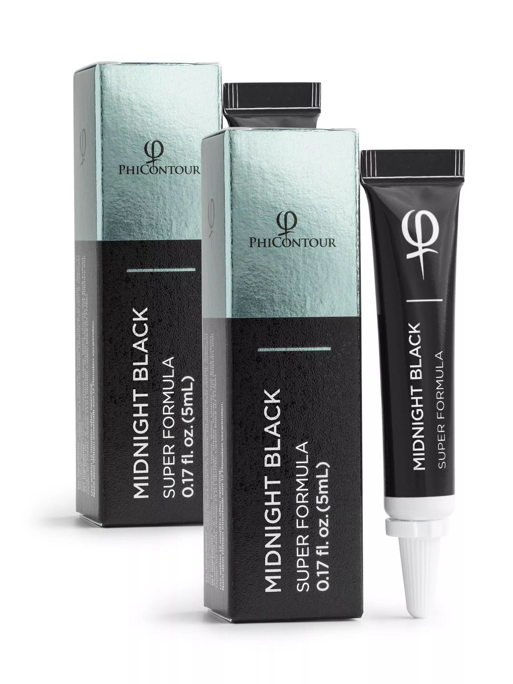 PhiContour Midnight Black SUPER Pigment 5ml - 2pcs