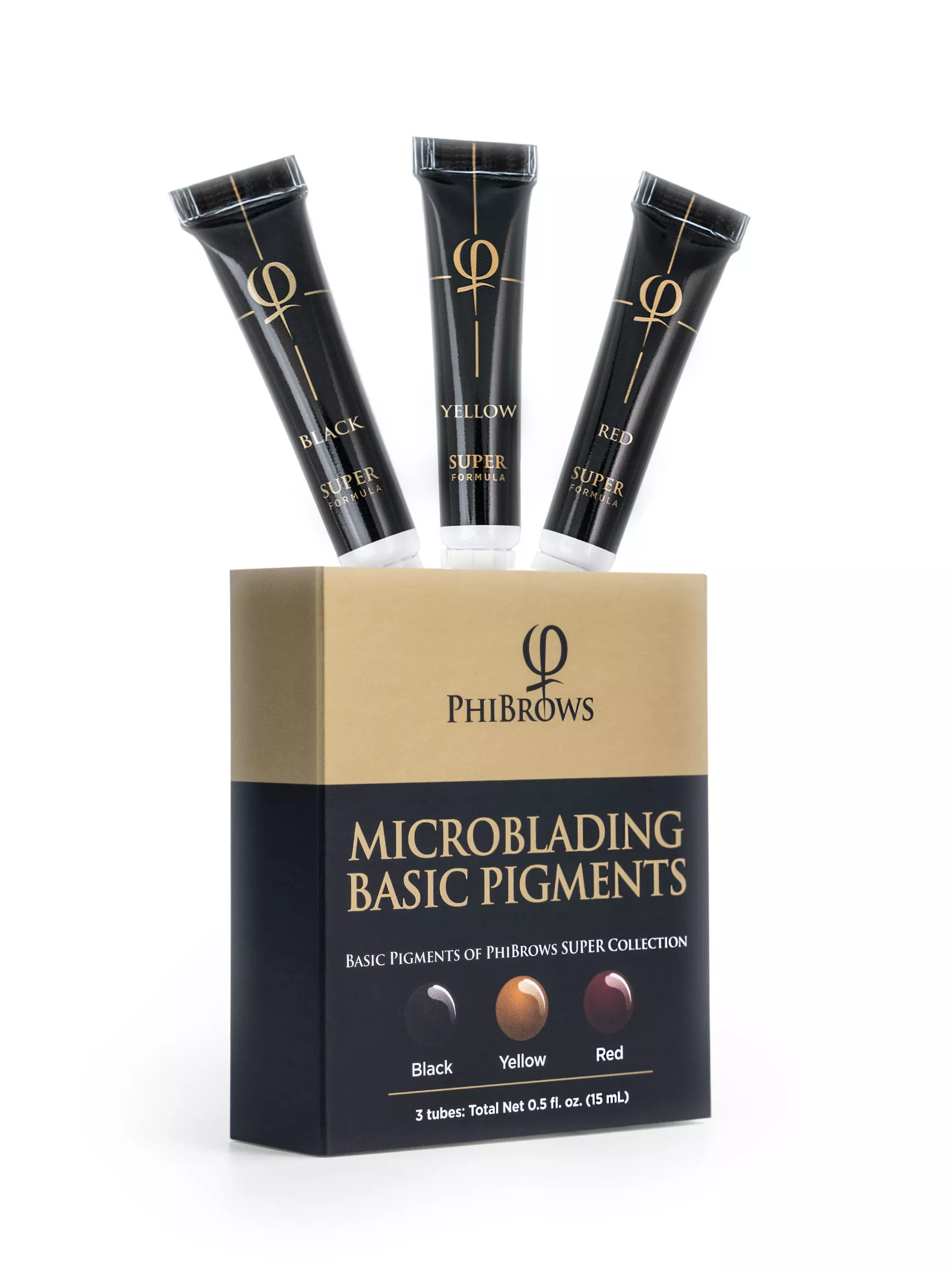 PhiBrows Microblading Basic Pigment Collection SUPER